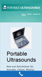 Mobile Screenshot of portableultrasounds.com